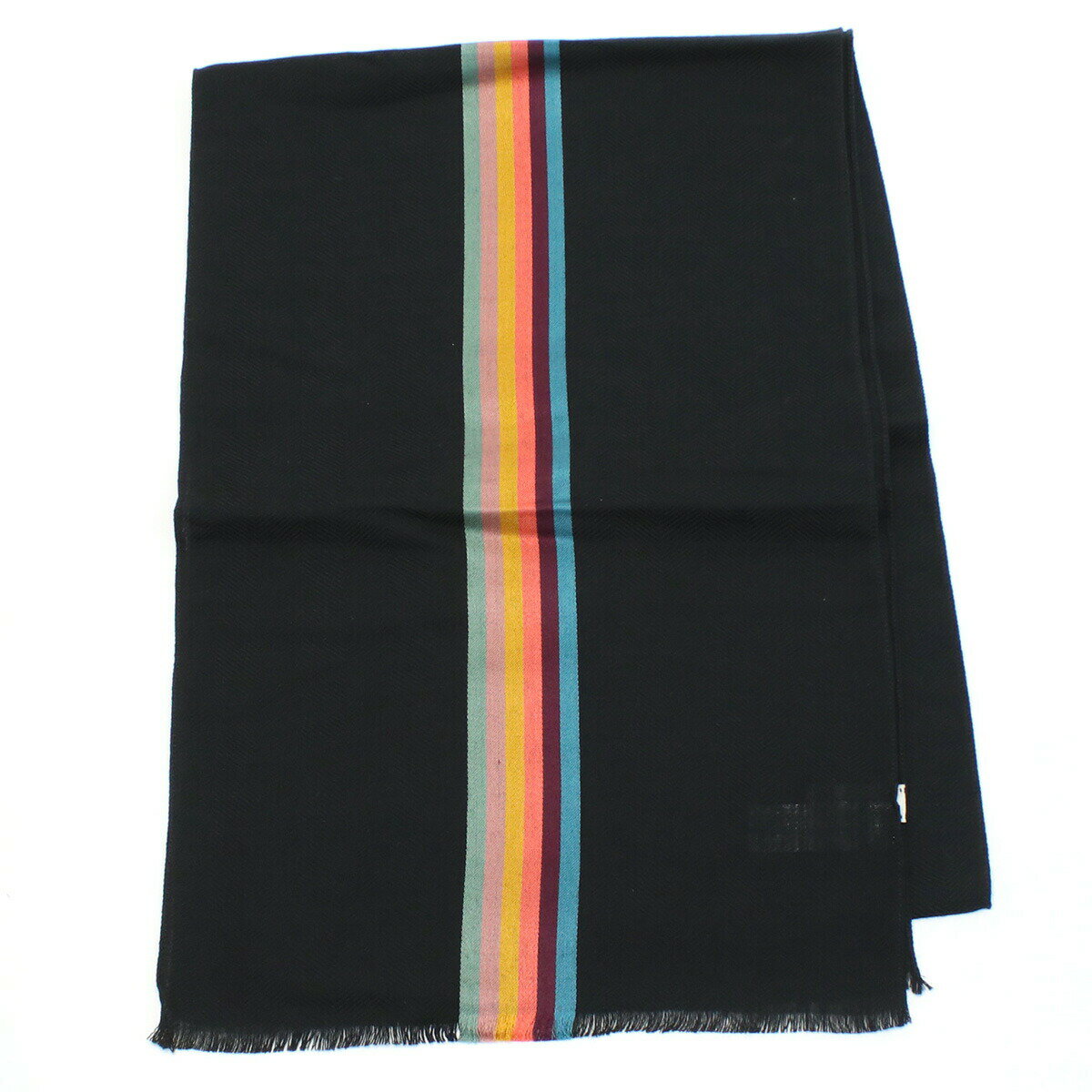 ポール・スミス マフラー メンズ Paul Smith イタリア M1A454D ブラック 小物 プレゼント 実用的
