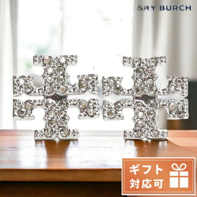 【6/4 20時～★当店限定！全品ポイント5倍】【あす楽対応】 トリーバーチ ピアス レディース TORY BURCH メタル 53423 TORY SILVER シルバー系 ジュエリーアクセサリー 1