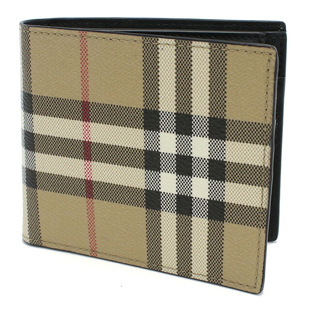 バーバリー 二折財布小銭入付き メンズ ブランド BURBERRY 8084169 ARCHIVE BEIGE ...