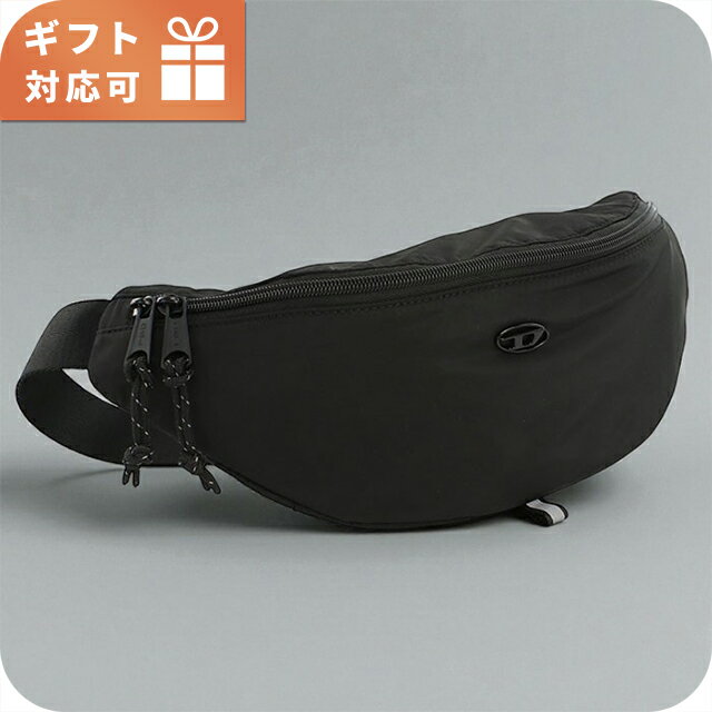 ディーゼル ボディバッグ メンズ ブランド DIESEL X10311 ブラック バッグ 斜めがけ 軽量 小さめ ブランド 高級 おしゃれ プレゼント 男性 実用的 かっこいい