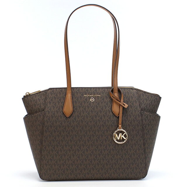 Infinitownのマイケルコース トートバッグ レディース ブランド MICHAEL KORS MARILYN 30S2G6AT2B ブラウン バッグ 軽量 手提げ 高級 おしゃれ プレゼント 女性 実用的 かわいい｜アングル2