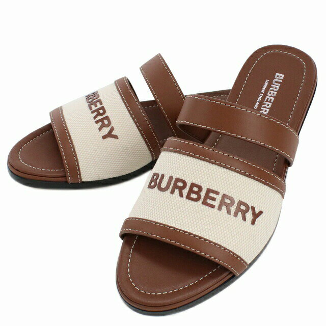 バーバリー サンダル レディース BURBERRY レザー コットン イタリア 8042631 TAN ブラウン系 小物 選べる beeight-10010311 Infinitown サンプル画像2