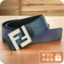フェンディ ベルト メンズ FENDI レザー イタリア 7C0424 ブルー系 ブラック 小物 選べるモデル プレゼント 実用的