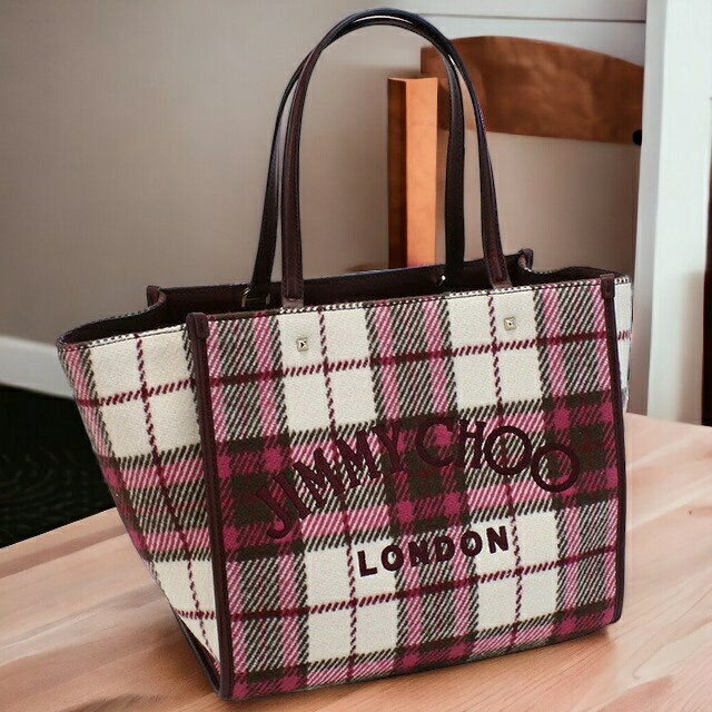 ڤб ߡ奦 ȡȥХå ǥ JIMMY CHOO  쥶 ꥢ VARENNE TOTE BAG ޥ顼 Хå