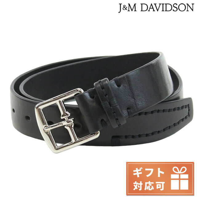 ジェイ＆エム デヴィッドソン ジェイアンドエムデヴィッドソン ベルト メンズ ブランド J&M DAVIDSON レザー (バックル) イタリア(ベルト) スペイン BHNS-0ST-BR35 BLACK ブラック 小物 選べるモデル 父の日 プレゼント 実用的