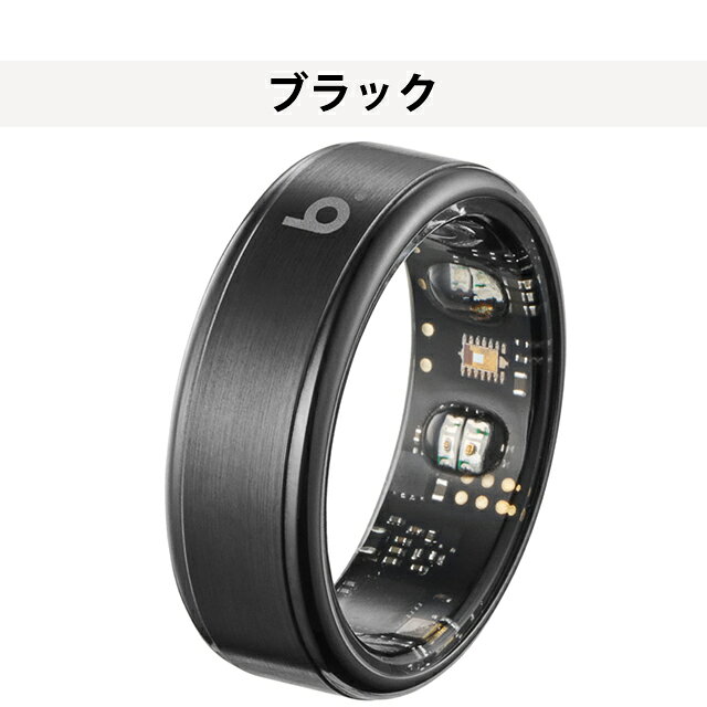 Infinitownのブリング G2 第二世代 充電式クォーツ スマートリング ブランド メンズ レディース Bluetooth b.ring 選べるモデル B075SBK2 B085SBK2 B095SBK2 B105SBK2 B115SBK2 B125SBK2 B075SSV2 B085SSV2 B095SSV2 B105SSV2 B115SSV2 B125SSV2｜アングル2