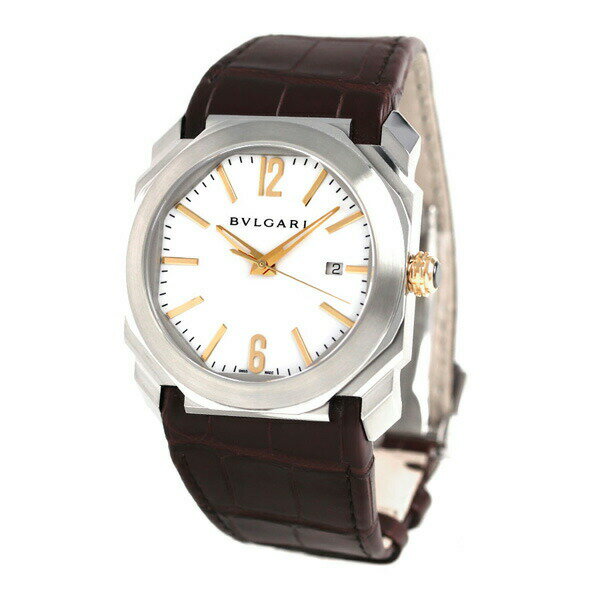 ソロテンポ 腕時計（メンズ） 【クロス付】 ブルガリ 時計 BVLGARI オクト ソロテンポ 41mm 自動巻き BGO41WSLD 腕時計