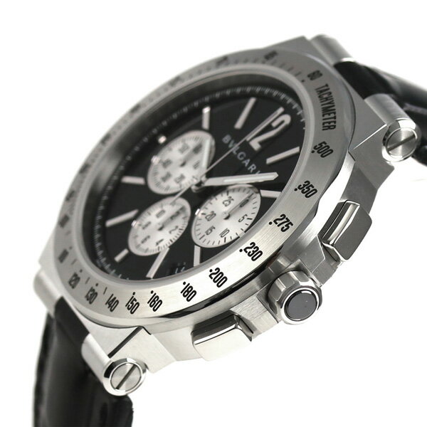 ＼今ならさらに+9倍／ ブルガリ 時計 BVLGARI ディアゴノ 41mm クロノグラフ DG41BSLDCHTA 腕時計 ブランド ブラック 記念品 プレゼント ギフト