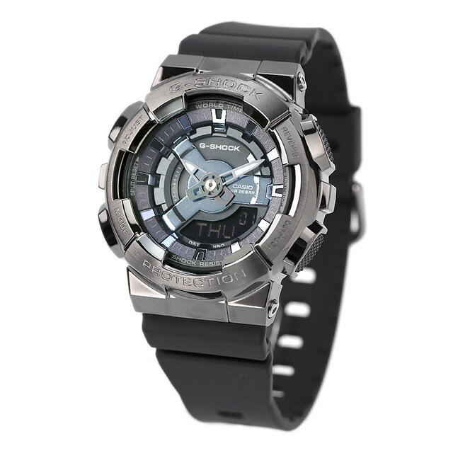 カシオ G-SHOCK 腕時計（レディース） gショック ジーショック G-SHOCK クオーツ GM-S110B-8A アナデジ ブラック 黒 グレー CASIO カシオ 腕時計 ブランド メンズ レディース ギフト 父の日 プレゼント 実用的