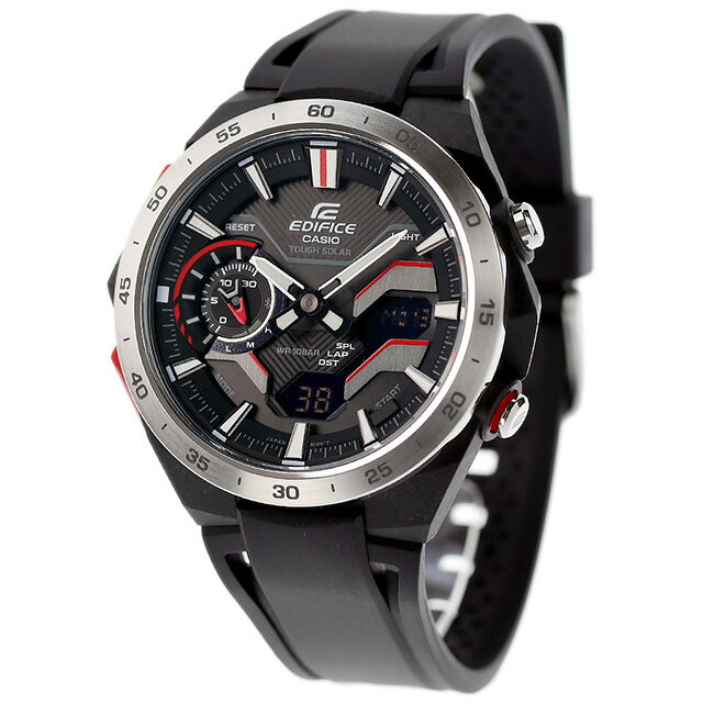 カシオ エディフィス 腕時計（メンズ） エディフィス EDIFICE ソーラー ECB-2200P-1A ウインドフロー Bluetooth 海外モデル メンズ 腕時計 ブランド カシオ casio アナデジ ブラック 黒 ギフト 父の日 プレゼント 実用的