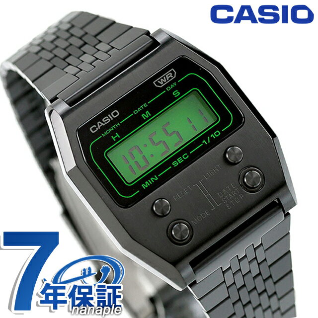 \さらに+4倍★今だけ!!/ カシオ CASIO クォーツ 電池式 A1100B-1 プレミアムシリーズ ユニセックス メンズ レディース 腕時計 ブランド カシオ casio デジタル ブラック 黒 おしゃれ 防水 プレゼント 実用的