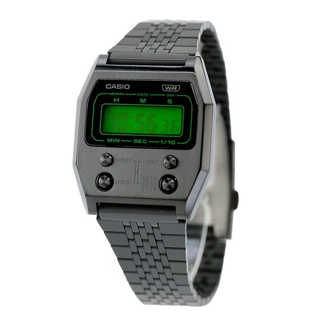 ＼さらに+4倍★今だけ!!／ カシオ CASIO クォーツ 電池式 A1100B-1 プレミアムシリーズ ユニセックス メンズ レディース 腕時計 ブランド カシオ casio デジタル ブラック 黒 おしゃれ 防水 プレゼント 実用的
