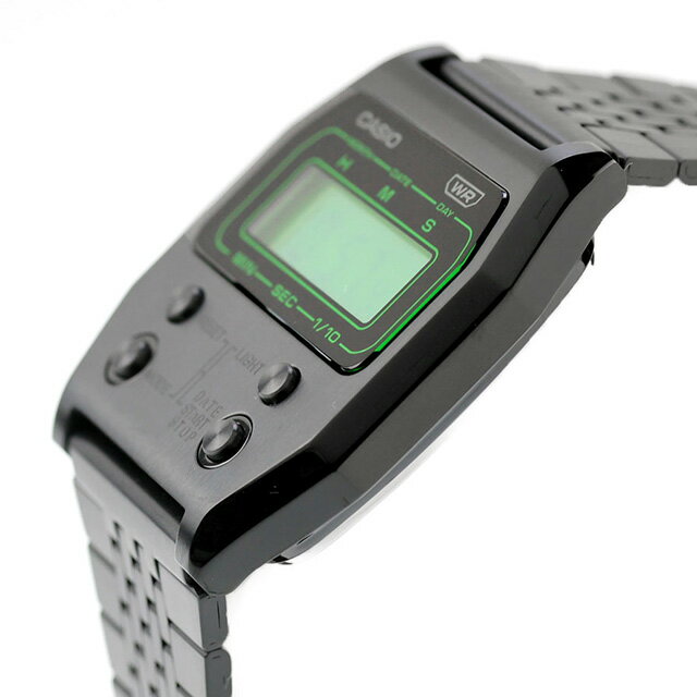 ＼さらに+4倍★今だけ!!／ カシオ CASIO クォーツ 電池式 A1100B-1 プレミアムシリーズ ユニセックス メンズ レディース 腕時計 ブランド カシオ casio デジタル ブラック 黒 おしゃれ 防水 プレゼント 実用的
