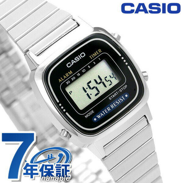 樂天商城 - カシオ チープカシオ CASIO クォーツ 電池式 LA670WA-1 カシオコレクション スタンダード エコパッケ?ジ レディース チプカシ 腕時計 ブランド カシオ casio デジタル ブラック 黒 おしゃれ 防水 軽い 華奢 かわいい プレゼント 女性 実用的 学生 受験生 受験用 試験用