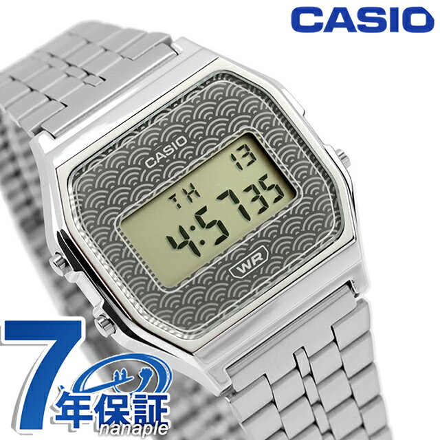 乐天商城 - カシオ チープカシオ CASIO クラシック クォーツ 電池式 A159WEVJ-7 メンズ チプカシ 腕時計 ブランド デジタル グレー おしゃれ 防水 小さい 軽い かわいい プレゼント 実用的