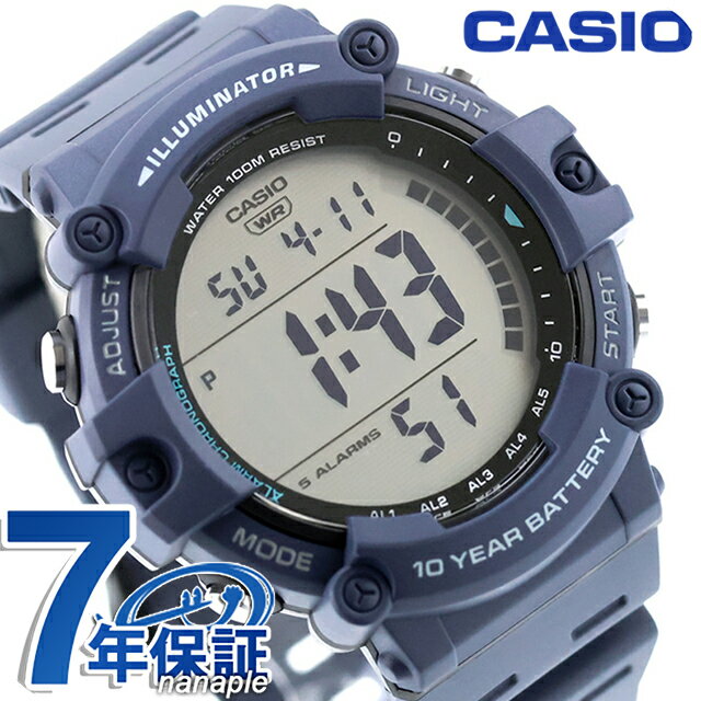 Rakuten - カシオ チープカシオ CASIO スタンダード クォーツ 電池式 AE-1500WH-2AV 海外モデル メンズ チプカシ 腕時計 ブランド カシオ casio デジタル グレー ブルー おしゃれ 防水 小さい 軽い かわいい プレゼント 実用的