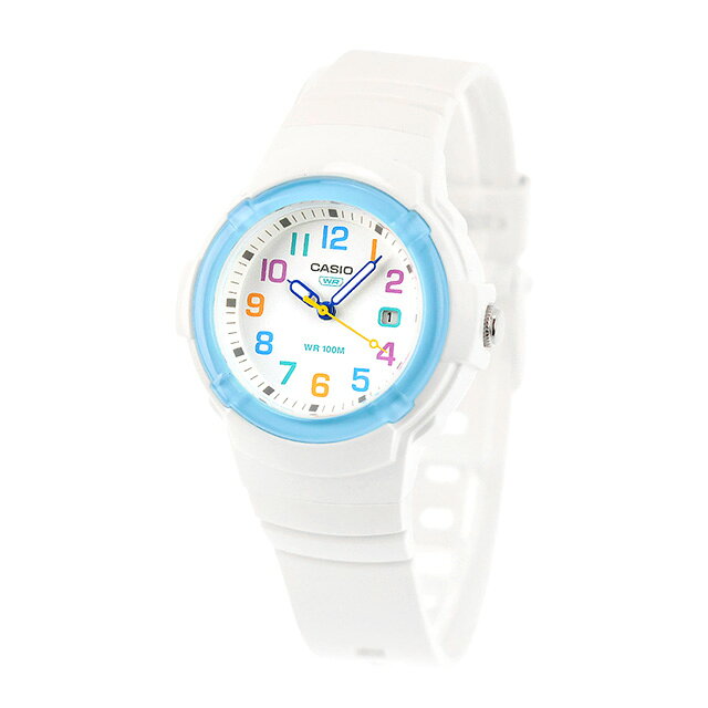 Infinitownのカシオ チープカシオ CASIO POP クォーツ 電池式 LX-800H-7A2V レディース チプカシ 腕時計 ブランド カシオ casio アナログ ホワイト 白 おしゃれ 防水 軽い 華奢 かわいい プレゼント 女性 実用的｜アングル2