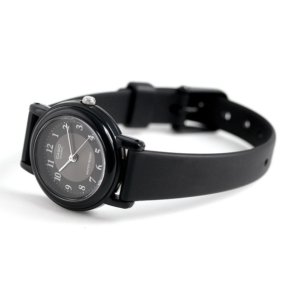 Infinitownの＼全品10倍+最大37倍／ カシオ 腕時計 シンプル チープカシオ レディース LQ-139AMV-1B3LDF CASIO シルバー ブラック チプカシ 時計 ブランド おしゃれ アナログ 防水 小さい 軽い かわいい プレゼント 女性 実用的 学生 受験生 受験用 試験用 受験対応｜アングル3