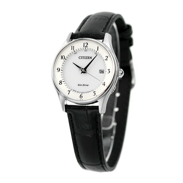 シチズン コレクション エコドライブ 電波 日本製 カレンダー 薄型 革ベルト ES0000-10A CITIZEN レディース 腕時計 ソーラー電波腕時計 ソーラー電波時計 時計 ブランド おしゃれ 防水 プレゼント 女性 実用的