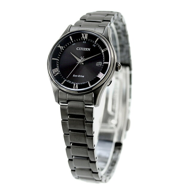 シチズン コレクション ペアモデル 光発電エコドライブ電波 腕時計 ブランド レディース 電波ソーラー CITIZEN COLLECTION ES0004-51E アナログ ブラック 黒