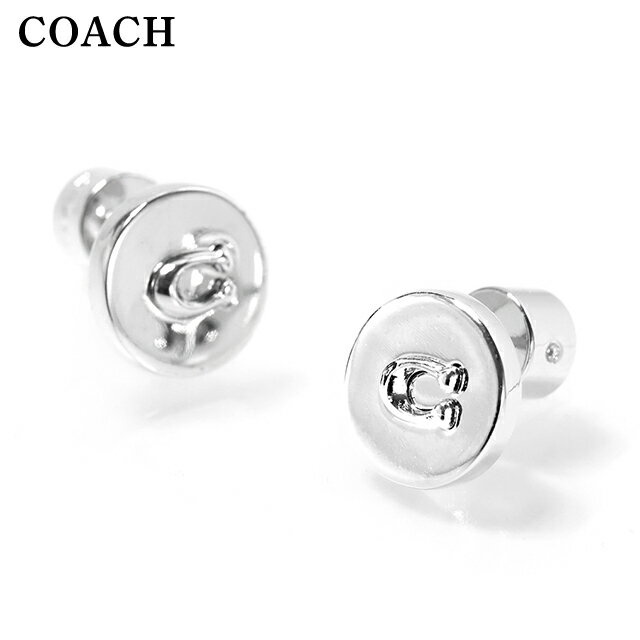 ＼さらに+9倍／ コーチ ピアス レディース ブランド COACH スタッド 両耳用 352957 RHO 030 シルバー アクセサリー