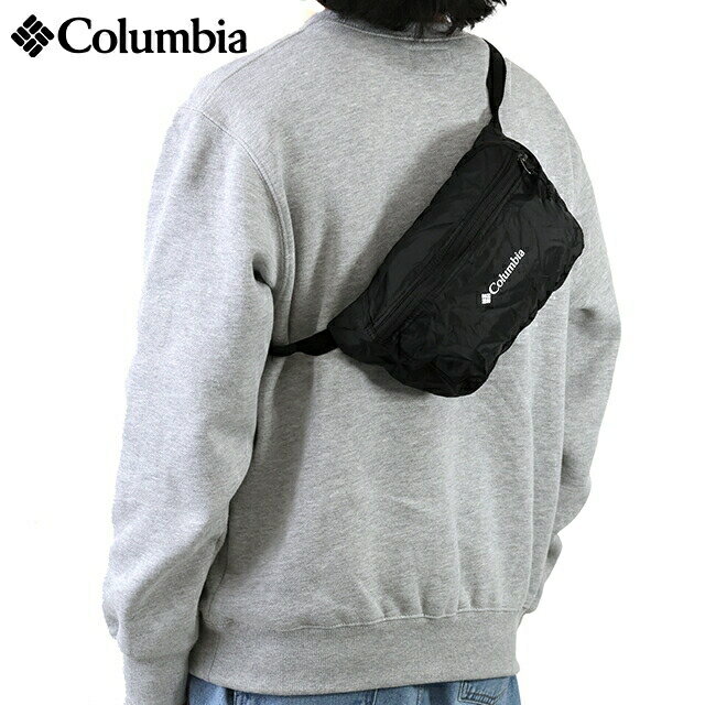 乐天商城 - コロンビア ヒップバック メンズ レディース Columbia ボディバッグ クロスボディバッグ 100%Nylon 2093271 ブラック バッグ 斜めがけ ブランド 高級 おしゃれ プレゼント 男性 実用的 かっこいい