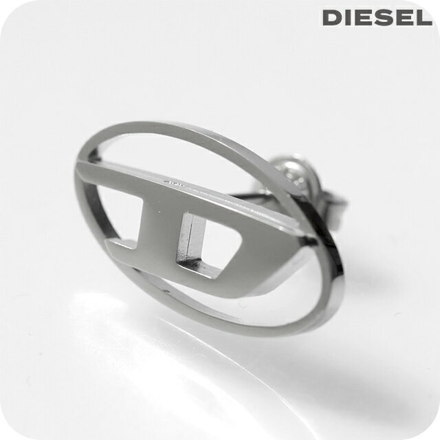 ディーゼル ピアス メンズ ブランド DIESEL ロゴ スタッド 片耳用 DX1502040 シルバー アクセサリー