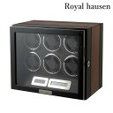 \さらに+4倍★今だけ!!/ ロイヤルハウゼン ワインディングマシーン 6本巻き上げ 腕時計 GC03-L21EB Royal hausen ワインディングマシ...