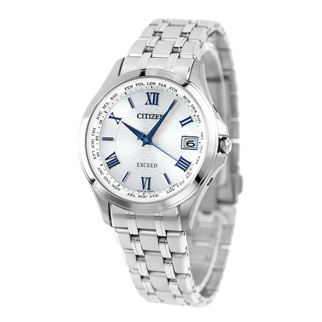 シチズン エクシード エコドライブ電波 CB1080-52B 腕時計 ソーラー電波腕時計 ソーラー電波時計 ブランド メンズ シルバー CITIZEN EXCEED ギフト プレゼント 実用的