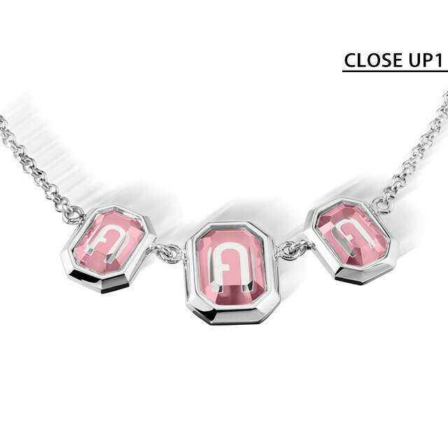 フルラ ネックレス レディース ブランド FURLA OCTAGONAL NECKLACE ステンレススチ...