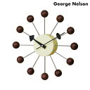 ジョージ ネルソン 掛時計 ブランド George Nelson GN397WB ボール クロック ウォルナット プレゼント ギフト