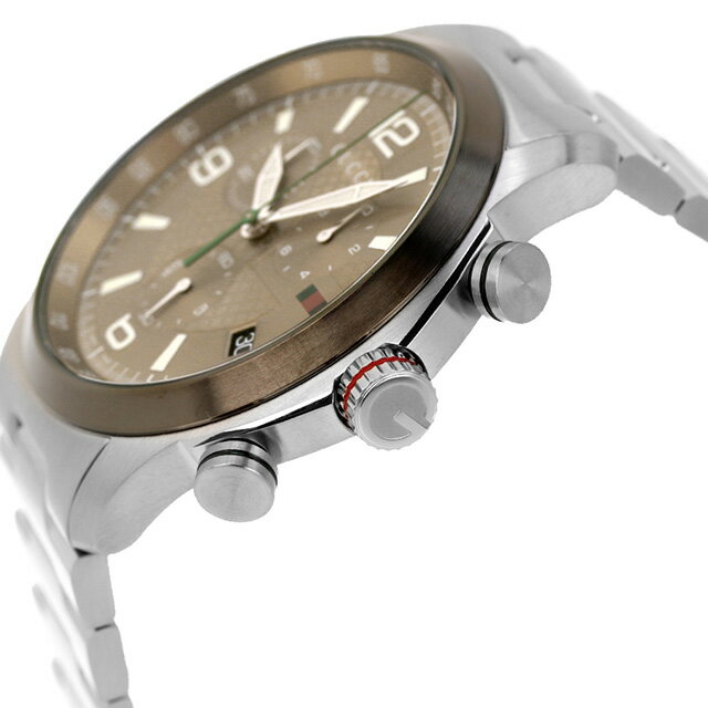 グッチ Gタイムレス クオーツ 腕時計 ブランド メンズ クロノグラフ GUCCI YA12628...