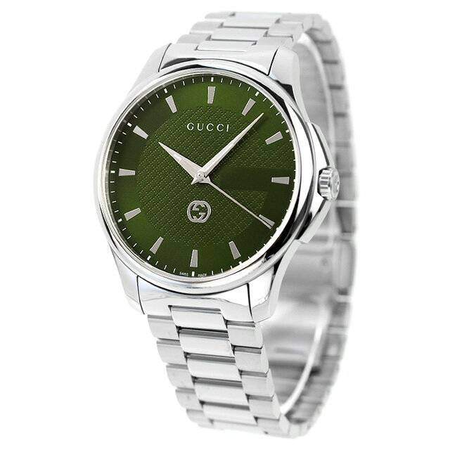 グッチ 腕時計（メンズ） グッチ Gタイムレス クオーツ 腕時計 ブランド メンズ GUCCI YA126369 アナログ グリーン スイス製 記念品 プレゼント ギフト