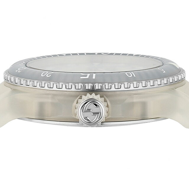 DIVE 自動巻き 腕時計 ブランド メンズ オープンハート YA136342 アナログ シルバー クリアホワイト 白 スイス製 プレゼント 実用的