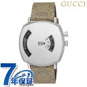 \今ならさらに+9倍/ グッチ GRIP クォーツ 電池式 腕時計 ブランド メンズ レディース GUCCI YA157415 アナログ ブラック ブラウン 黒...