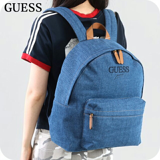 Rakuten - ゲス リュック レディース ブランド GUESS CB3068033 デニム 旅行 高級 おしゃれ プレゼント 女性 実用的 かわいい