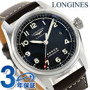 \さらに+4倍★今だけ!!/ ロンジン スピリット 自動巻き 腕時計 ブランド メンズ LONGINES L3.810.4.53.0 アナログ ブラック 黒 スイス製 おしゃれ 防水 プレゼント 男性 実用的