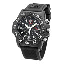 ルミノックス 3580シリーズ ネイビーシールズ クロノグラフ 45mm 3581 LUMINOX メンズ 腕時計 ブラック×ホワイト 時計 その1