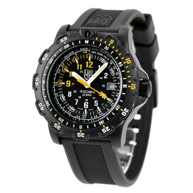 ルミノックス レコン ポイントマン 8820シリーズ クォーツ 電池式 腕時計 ブランド メンズ 替えベルト LUMINOX XL.8825.H.SET アナログ ブラック 黒 スイス製 おしゃれ 防水 文字盤 大きい プレゼント 男性 実用的