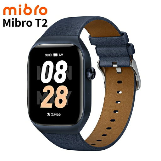 ミブロ Mibro T2 充電式クオーツ スマートウォッチ ブランド メンズ レディース Bluetooth mibro SP380008-C60 デジタル ディープブルー プレゼント 実用的 ミブロ Mibro T2 充電式クオーツ スマートウォッチ ブランド メンズ レディース Bluetooth mibro SP380008-C60 デジタル ディープブルー プレゼント 実用的