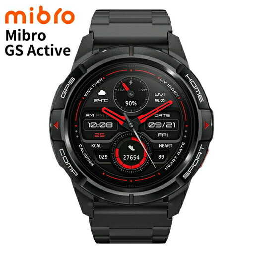 ミブロ GS Active 充電式クオーツ スマートウォッチ ブランド メンズ Bluetooth SP380010-C01 デジタル ブラック 黒 プレゼント 実用的 ミブロ GS Active 充電式クオーツ スマートウォッチ ブランド メンズ Bluetooth SP380010-C01 デジタル ブラック 黒 プレゼント 実用的