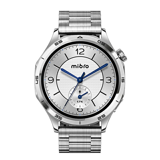 ミブロ Watch GT シルバー 充電式クォーツ スマートウォッチ ブランド メンズ Blue...