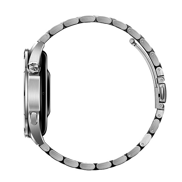 ミブロ Watch GT シルバー 充電式クォーツ スマートウォッチ ブランド メンズ Blue...