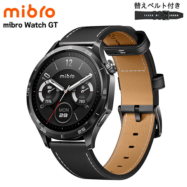 �ߥ֥� Watch GT �����������˥å��� ���ż��������� ���ޡ��ȥ����å� �֥��� ��� Bluetooth �ؤ��٥�� mibro SP380017-...