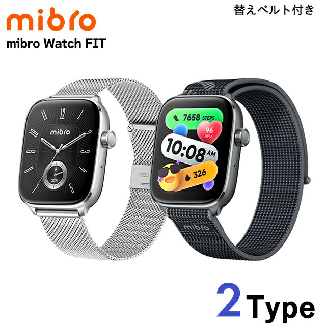 �ߥ֥� Watch FIT ���ż��������� ���ޡ��ȥ����å� �֥��� ��� ��ǥ����� Bluetooth �ؤ��٥�� mibro �ǥ����� �֥�å� �� ���٤��ǥ�