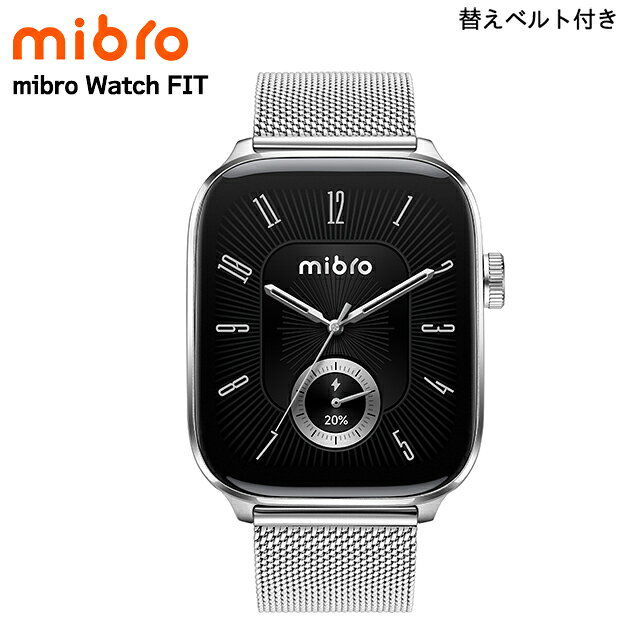�ߥ֥� Watch FIT ����С� ���ż��������� ���ޡ��ȥ����å� �֥��� ��� ��ǥ����� Bluetooth �ؤ��٥�� mibro SP380018-C24 �ǥ����� �֥�å� ��