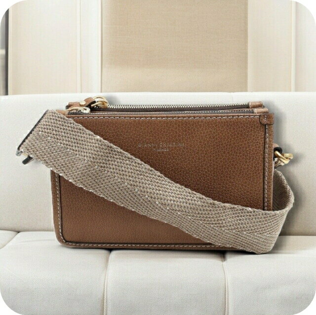 ＼さらに+9倍／ ジャンニキアリーニ Gianni Chiarini ショルダーバッグ BS8850-RMN-NA-HONEYGOLD レディース ブラウン