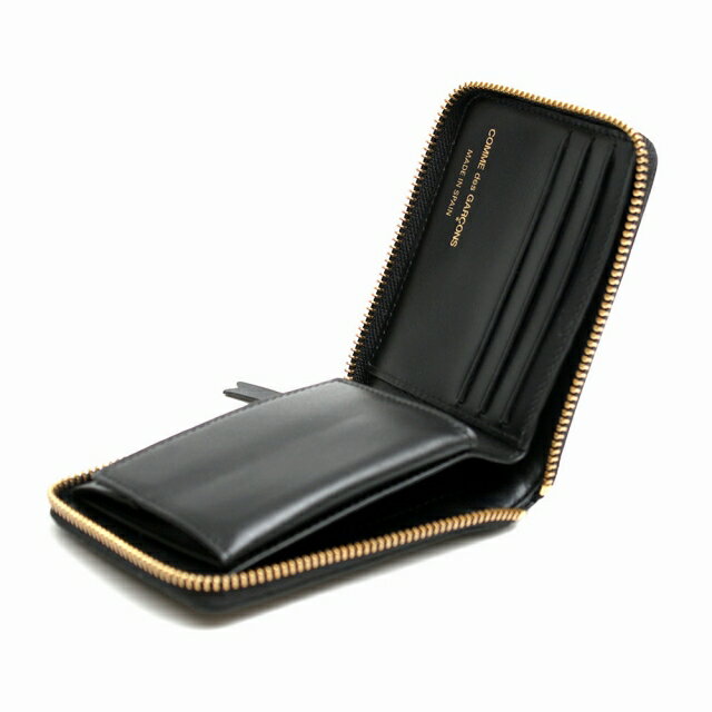 コムデギャルソン COMME DES GARCONS ウォレット wallet 二つ折り財布 メンズ ブラ...