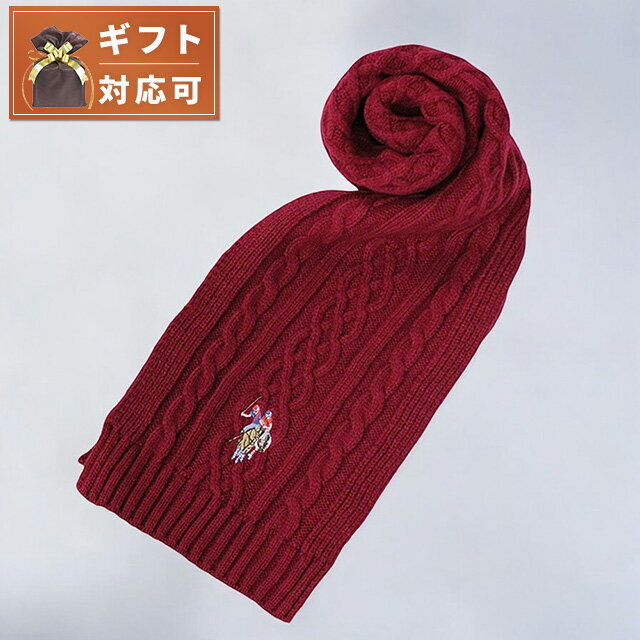 ユーエスポロ アッスン U.S.POLO ASSN マフラー 447166-RED レディース メンズ レッド マフラー