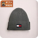 トミーヒルフィガー TOMMY HILFIGER ニット帽 TH100068C-015 メンズ レディース グレー 帽子
